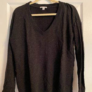 James Perse V-Neck Sweatshirt